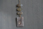Cargar imagen en el visor de la galería, Cherry Blossom Agate Brass Necklace - We Love Brass
