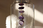 Cargar imagen en el visor de la galería, Chevron Amethyst Divine Feminine Jewelry - We Love Brass
