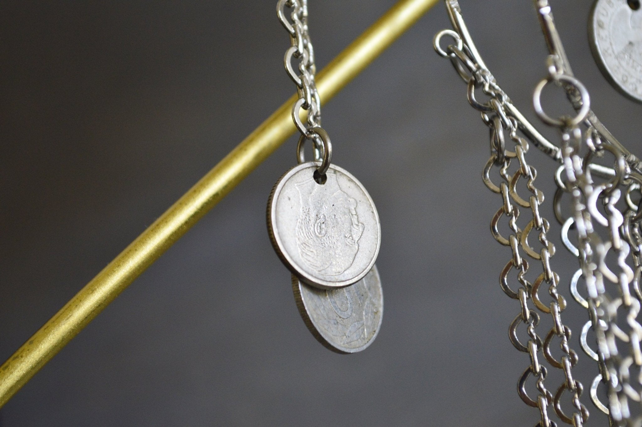 Chi - Afghan Inspired Silver Coin Ear Cuffs - We Love Brass