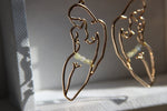 Load image into Gallery viewer, Contemplate - Opal Waist Beads Earrings - We Love Brass
