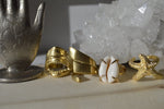 Cargar imagen en el visor de la galería, Coral Reef Brass Ring Set - We Love Brass
