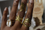 Load image into Gallery viewer, Coral Reef Brass Ring Set - We Love Brass
