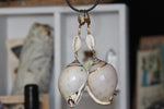 Cargar imagen en el visor de la galería, Cowrie Conch Shell Earrings - We Love Brass
