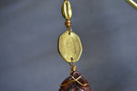 Load image into Gallery viewer, Cowrie - I - Brass Malawi Coin Necklace - We Love Brass
