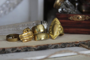 Cruella Brass Ring Set - We Love Brass