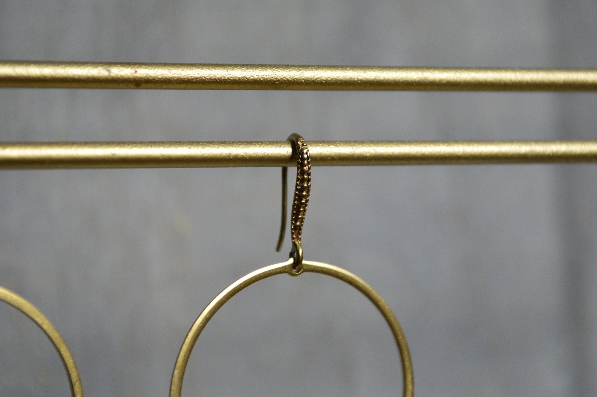 Czech Dagger Earrings - We Love Brass