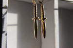 Cargar imagen en el visor de la galería, Dagger Earrings - We Love Brass
