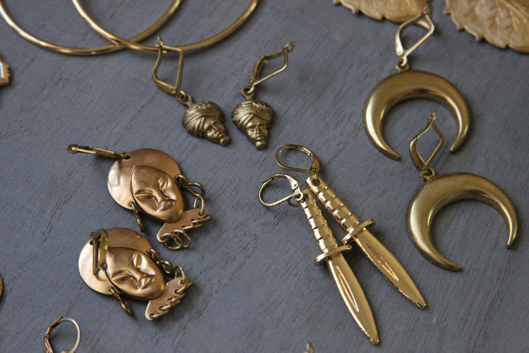 Dagger Earrings - We Love Brass
