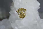 Cargar imagen en el visor de la galería, Dainty Brass Filigree Hamsa Ring - We Love Brass
