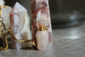 Dainty Crystal Poison Bottle - We Love Brass