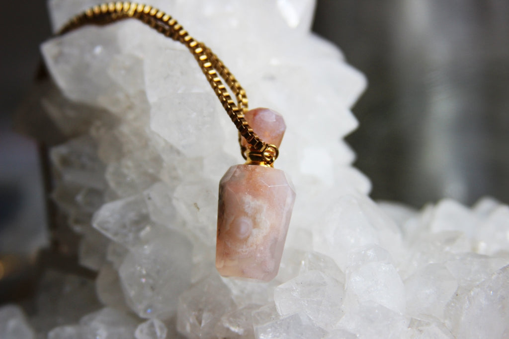 Dainty Crystal Poison Bottle - We Love Brass
