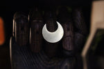Cargar imagen en el visor de la galería, Deep Crescent Brass Moon Ring - Golden Treasure Box
