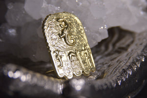 Desert Hamsa Brass Ring - We Love Brass