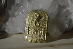 Cargar imagen en el visor de la galería, Desert Hamsa Brass Ring - We Love Brass
