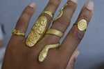 Cargar imagen en el visor de la galería, Desert Moonlight Brass Ring Set - We Love Brass
