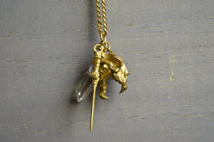 Dragon Slayer Necklace - CLEARANCE - We Love Brass