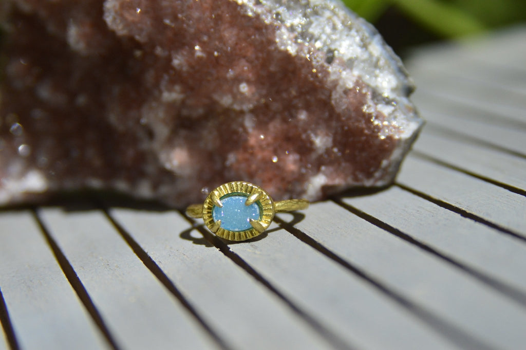Druze Brass Midi Ring - We Love Brass