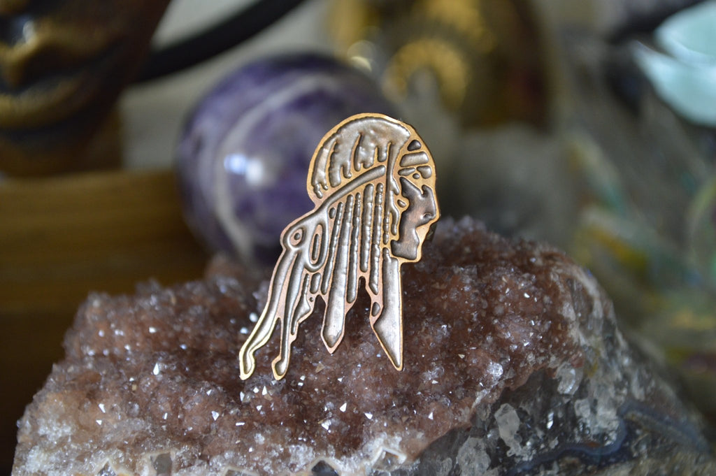 Du-Rag Baby - Copper Cameo Ring - We Love Brass