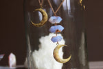 Cargar imagen en el visor de la galería, Duality Brass Moon Necklace Set - We Love Brass
