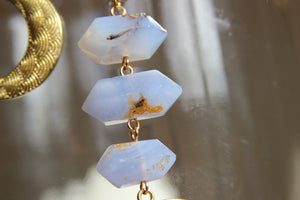 Duality Brass Moon Necklace Set - We Love Brass
