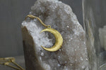 Cargar imagen en el visor de la galería, Duality Brass Moon Necklace Set - We Love Brass
