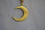 Load image into Gallery viewer, Ebb n Flow - Brass Crescent Moon Necklace - We Love Brass
