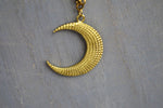 Cargar imagen en el visor de la galería, Ebb n Flow - Brass Crescent Moon Necklace - We Love Brass

