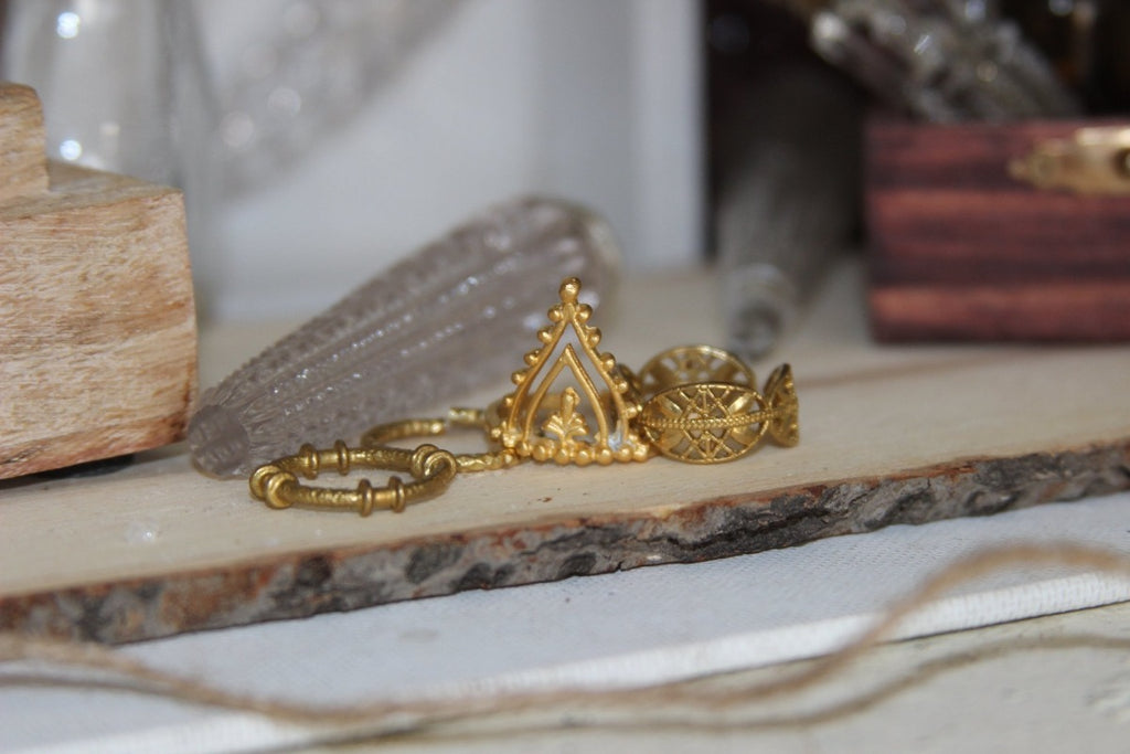Eri Brass Ring Set - We Love Brass