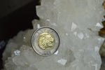 Load image into Gallery viewer, Ethiopian Lion head Coin Ring - We Love Brass
