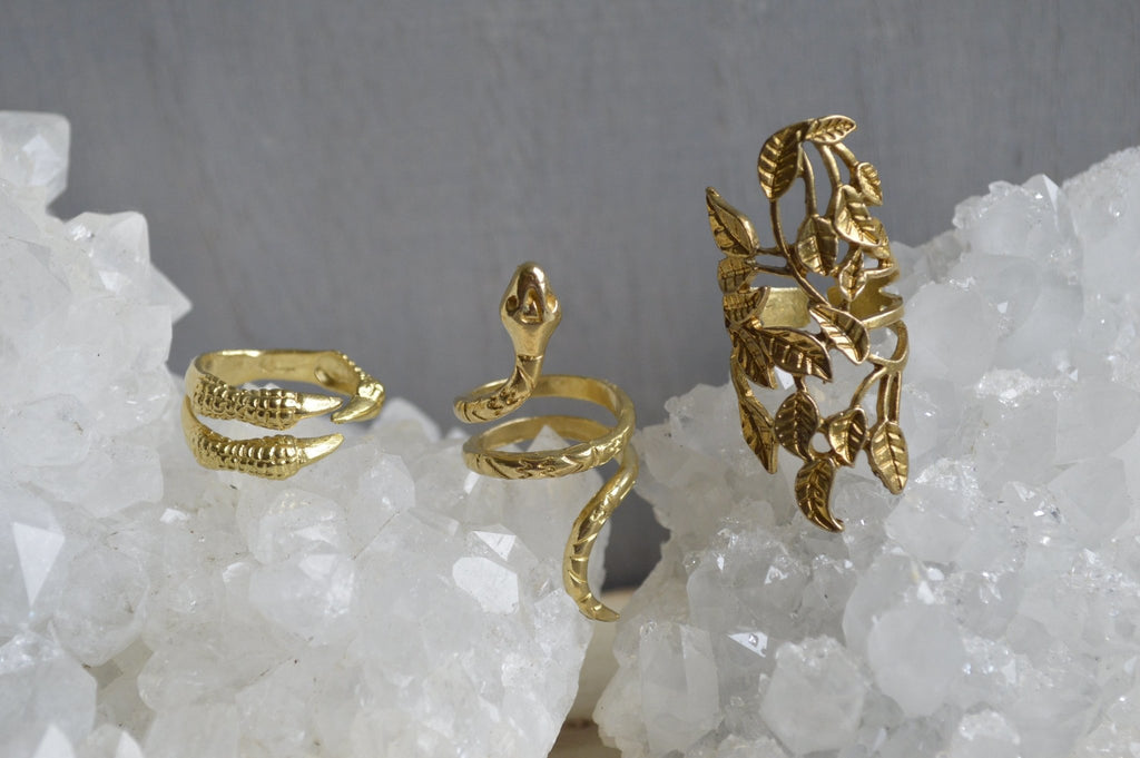 Eve's Brass Ring Set - We Love Brass
