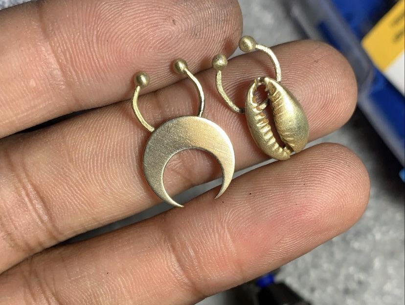 Faux Brass Septum Rings - We Love Brass