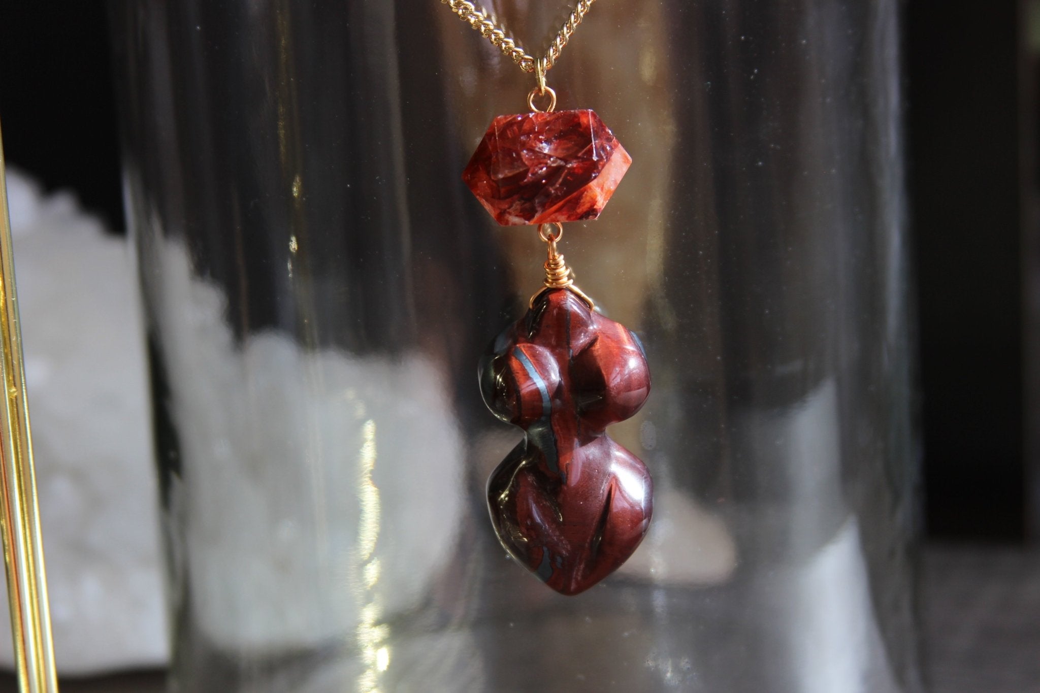 Fire Goddess Divine Feminine Necklace - We Love Brass