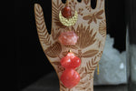 Cargar imagen en el visor de la galería, Firey Goddess of the Sun Brass Crystal Necklace - We Love Brass
