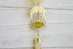 Load image into Gallery viewer, FIyah Stick - Citrine Evil Eye Amulet - We Love Brass
