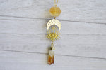 Load image into Gallery viewer, FIyah Stick - Citrine Evil Eye Amulet - We Love Brass
