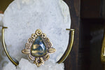 Cargar imagen en el visor de la galería, Flor Ring - Moss Agate Brass Ring - We Love Brass
