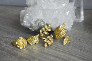 Florido Brass Rings Jewelry Set - We Love Brass