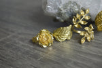 Cargar imagen en el visor de la galería, Florido Brass Rings Jewelry Set - We Love Brass
