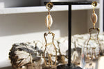 Load image into Gallery viewer, Flower Child Brass Waistbeads Earrings - We Love Brass
