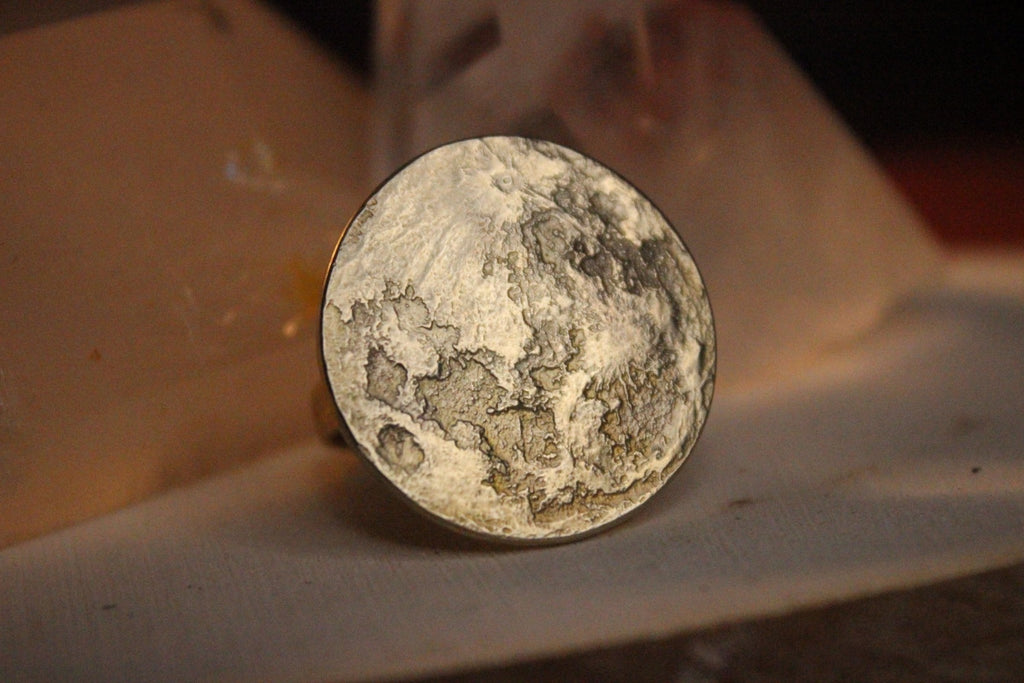 Full Moon Ring - Brass - We Love Brass