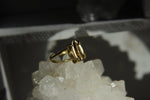 Load image into Gallery viewer, Golden Cowrie Brass Ring - We Love Brass

