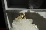 Cargar imagen en el visor de la galería, Golden Cowrie Brass Ring - We Love Brass
