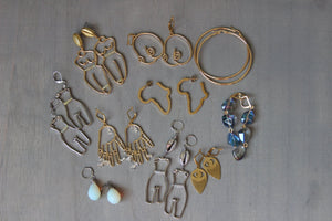 Golden Hoop Earrings - We Love Brass