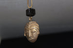 Load image into Gallery viewer, Grounded - Black Tourmaline Brass Necklace - We Love Brass
