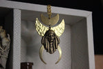 Load image into Gallery viewer, Gypsy Moon Necklace - Brass - We Love Brass
