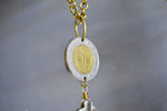 Cargar imagen en el visor de la galería, Gyptian - Pyrite and Egyptian Coin Necklace - We Love Brass
