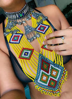 Cargar imagen en el visor de la galería, Handmade Afghan Beaded Jewelry Set - We Love Brass
