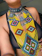 Cargar imagen en el visor de la galería, Handmade Afghan Beaded Jewelry Set - We Love Brass
