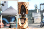 Load image into Gallery viewer, Handmade Hamsa Vintage Glass Necklace - We Love Brass
