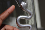 Load image into Gallery viewer, Haus of Slytherin Large Serpent Necklace - We Love Brass
